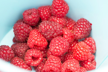 Raspberries at the bottom of the bucket