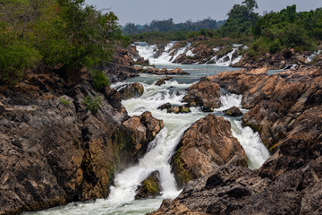 Best waterfall southeast Asia Laos