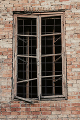 Brest Fortress, Brest, Belarus. Building's windows of the Brest fortress.