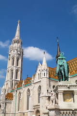 Fototapeta na wymiar St. Matthias Church in Budapest, Hungary.