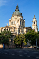Naklejka na ściany i meble St. Stephen's Basilica in Budapest, Hungary