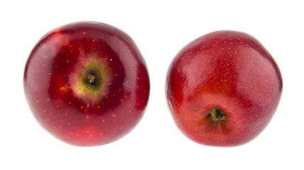 red apples isolated on white background