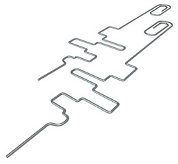 Paperclip Bent Long Pair