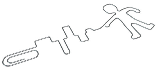 Paperclip Figure Long Throw