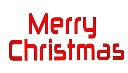 Merry Christmas red vector Calligraphic Lettering text for design greeting cards. Holiday Greeting Gift Poster. Calligraphy modern Font, typography