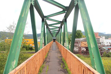 芦別駅　歩道橋