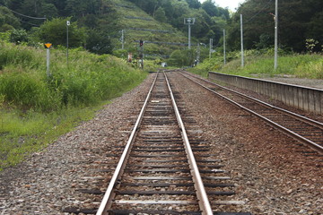 留萌本線　線路