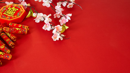chinese new year festival plum flowers