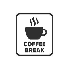 Coffee break symbol - Vector