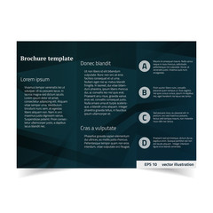 Tri-Fold Mock up. Brochure design temlate.