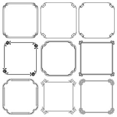 Decorative frames set