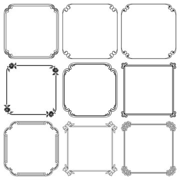 Decorative frames set