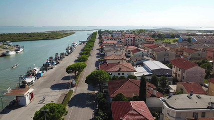 Marano lagoon historic center