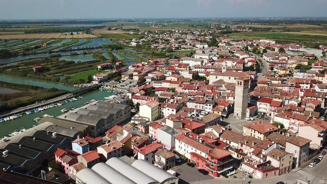 Marano lagoon historic center