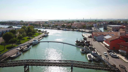 Marano lagoon historic center