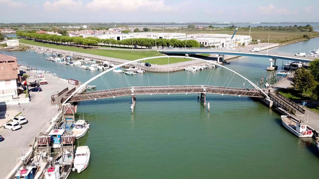 Marano lagoon historic center