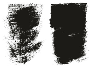 Paint Brush Wide Background High Detail Abstract Vector Background Set 100