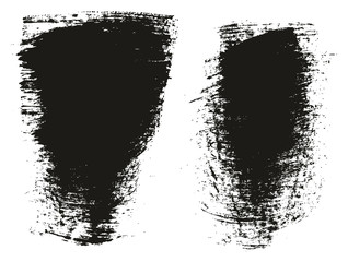 Paint Brush Wide Background High Detail Abstract Vector Background Set 87