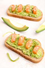 Toast with avocado