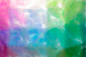 Illustration of abstract Blue, Green And Red Watercolor Horizontal background.
