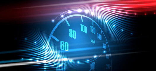 Racing speed background, vector illustration abstraction in car track