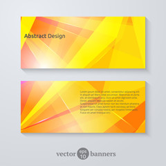 Fototapeta premium Flyer template or banner design. Vector illustration.