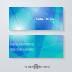 Flyer template or banner design. Vector illustration.