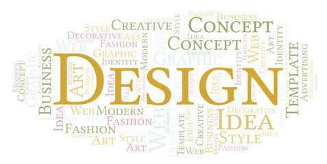 Fototapeta premium Word cloud with text Design.