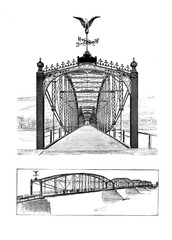 Retro image of the bridge