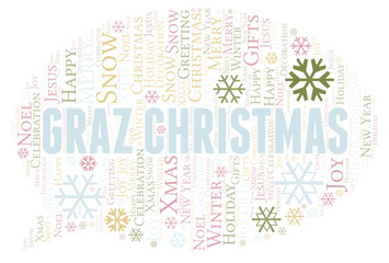 Graz Christmas word cloud.