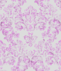 Vintage baroque ornamented background Vector. Royal luxury texture. Elegant decor design with old grunge styles