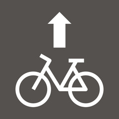 Bike lane sign - 237152157