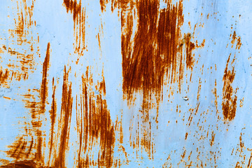 rough texture of a old blue wall.