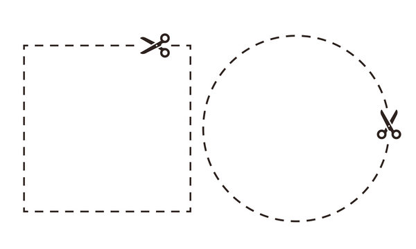 recommend clip art: Cut line with scissors. Cut here symbol
