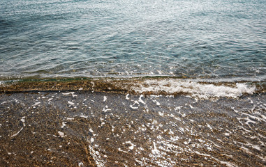 Clear Turquoise Sea Water Wave