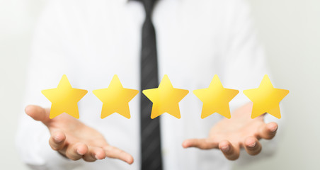 voting stars in hand