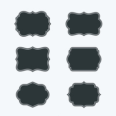 Set of vintage frames