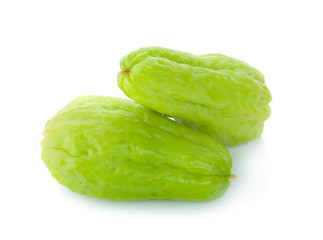 chayote isolated on white background