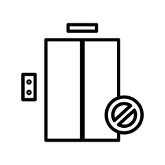 Elevator vector icon
