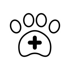 Veterinary vector icon