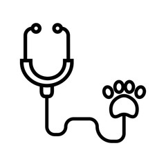 Stethoscope vector icon