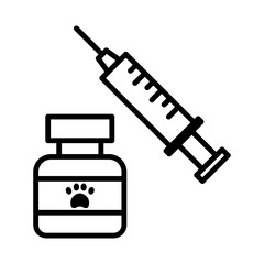 Vaccination vector icon