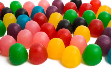 jelly fruit candy isolated