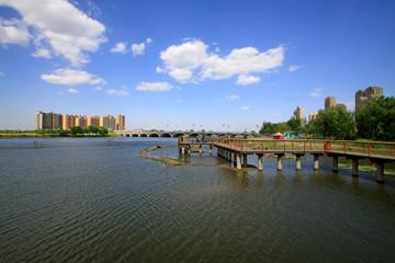 Beautiful scenery of the city