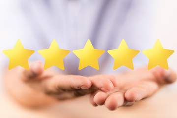 voting stars in hand