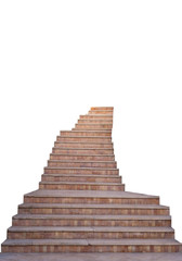 Fototapeta na wymiar stone staircase isolated