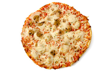 Pizza mit Champignons