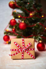 christmas tree with gifts