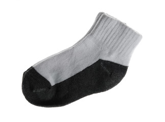 Baby socks isolated on white background