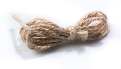 ship rope isolated on white background